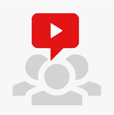 Icon representing how viral marketing works - People share the content among their friends, followers and online communities