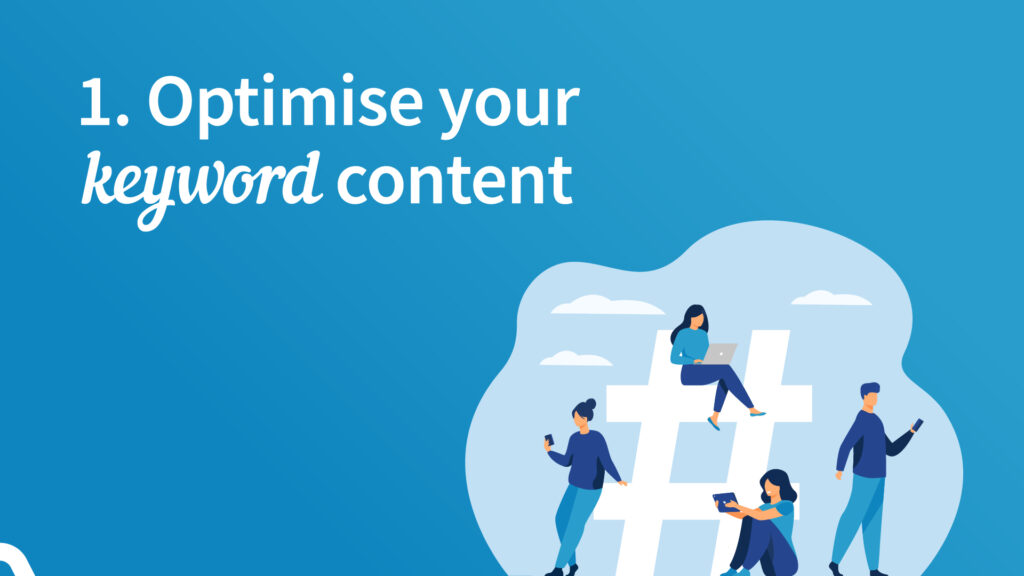 Optimise your digital marketing service pages with keyworded content
