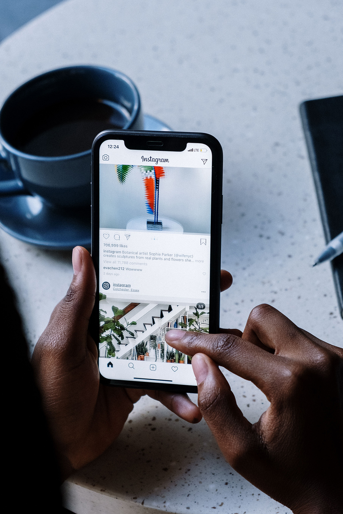 Paid social advertising